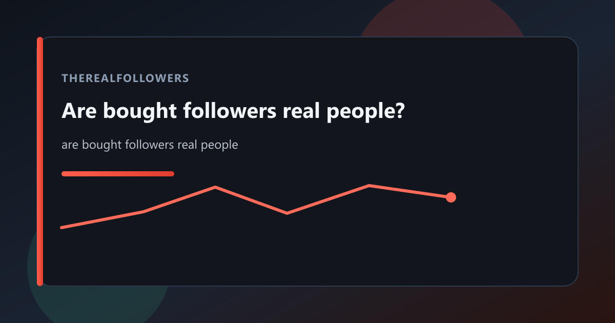 Are bought followers real people? cover