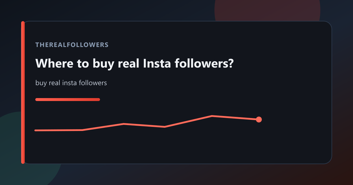Where to buy real Insta followers? cover