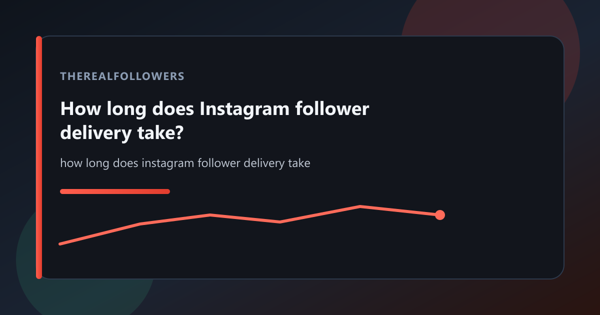 How long does Instagram follower delivery take? cover