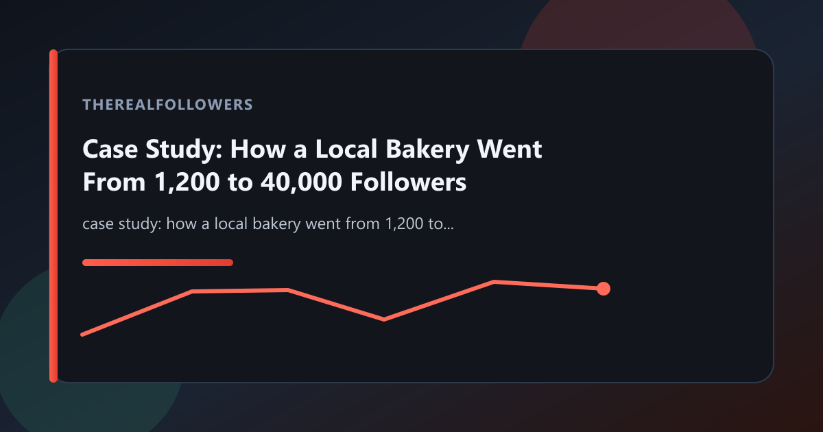 Case Study: How a Local Bakery Went From 1,200 to 40,000 Followers cover