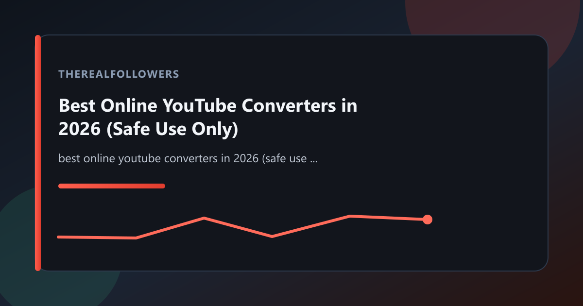 Best Online YouTube Converters in 2026 (Safe Use Only) cover