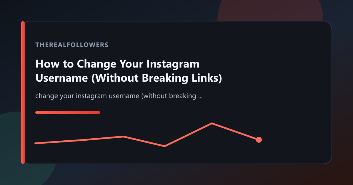 How to Change Your Instagram Username (Without Breaking Links) cover