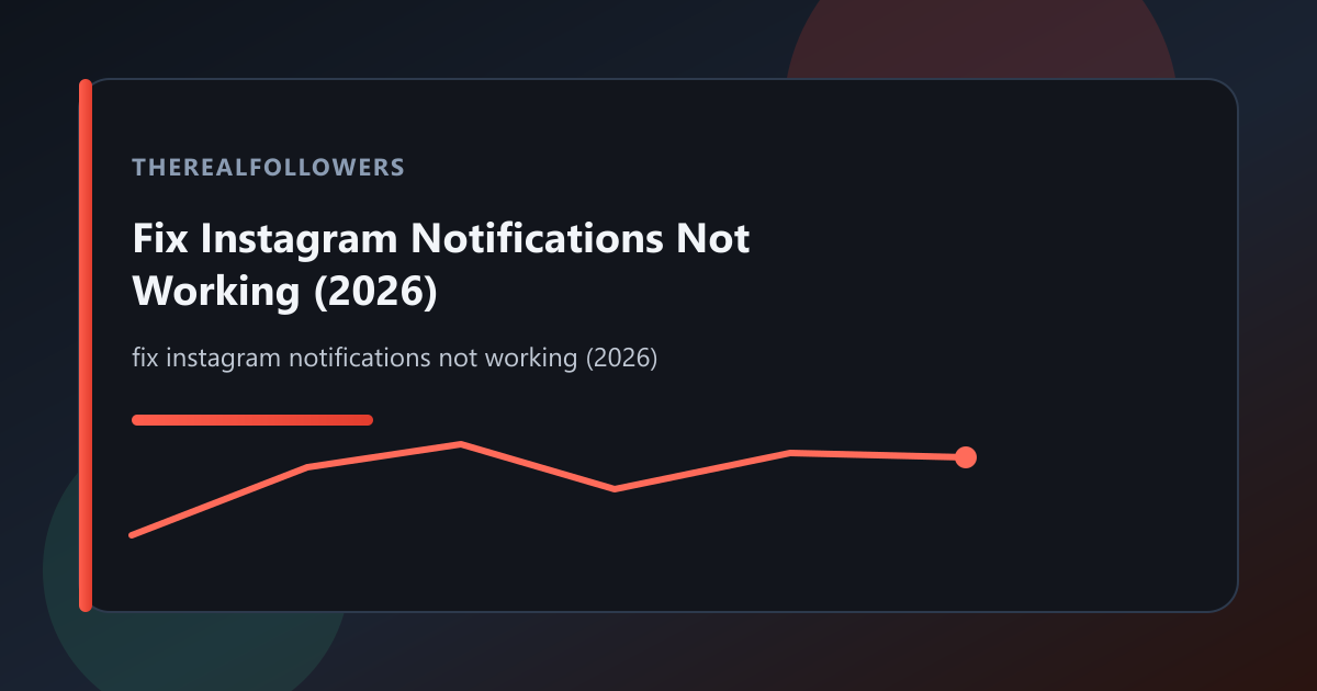 Fix Instagram Notifications Not Working (2026) cover