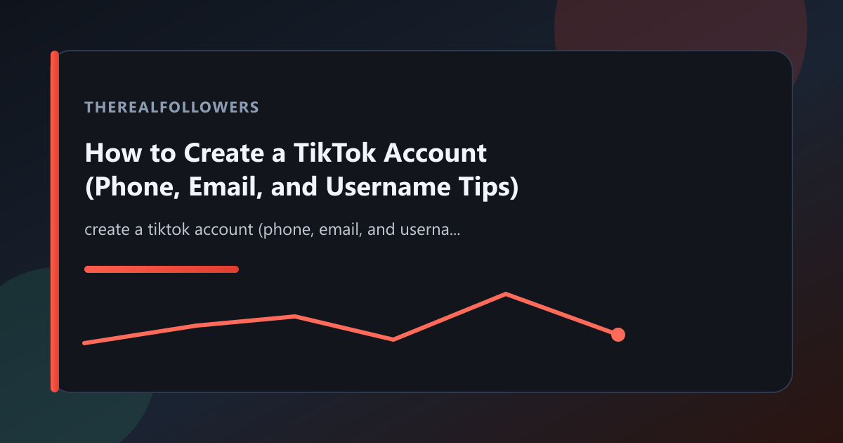 How to Create a TikTok Account (Phone, Email, and Username Tips) cover