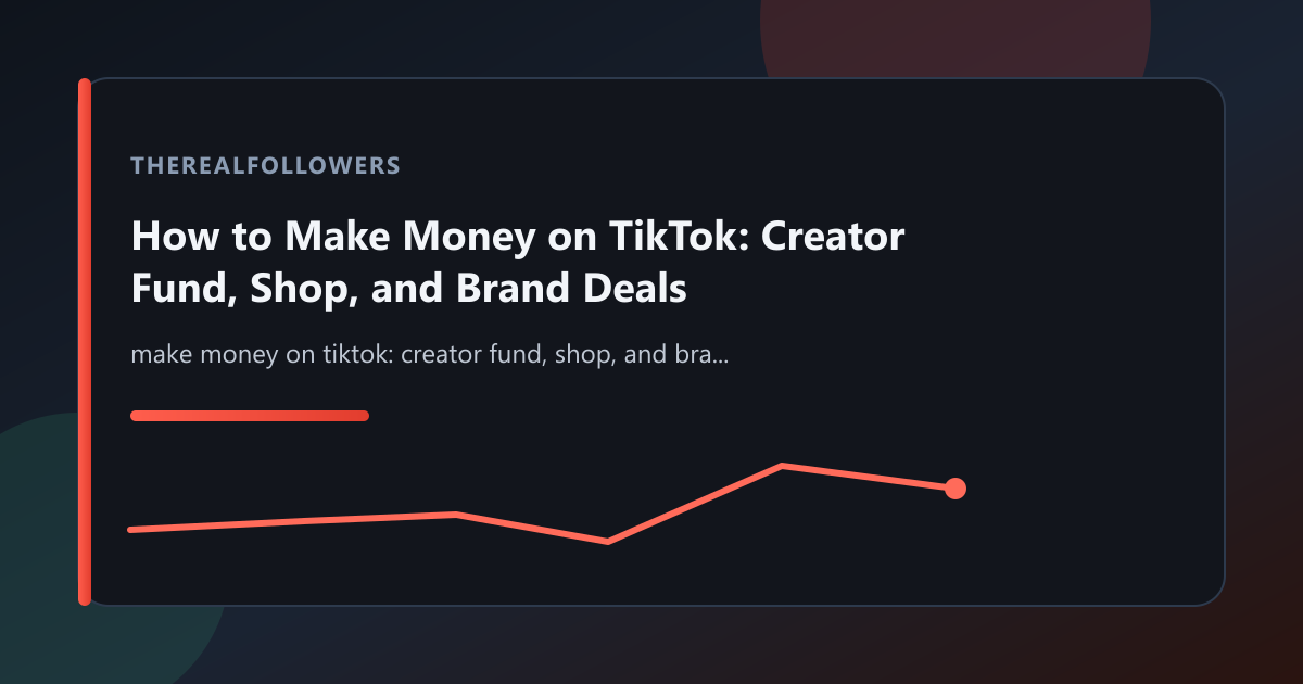 How to Make Money on TikTok: Creator Fund, Shop, and Brand Deals cover