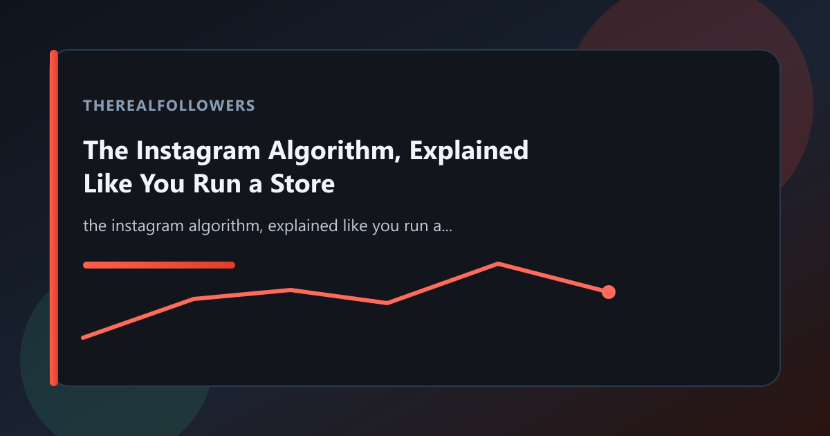 The Instagram Algorithm, Explained Like You Run a Store cover
