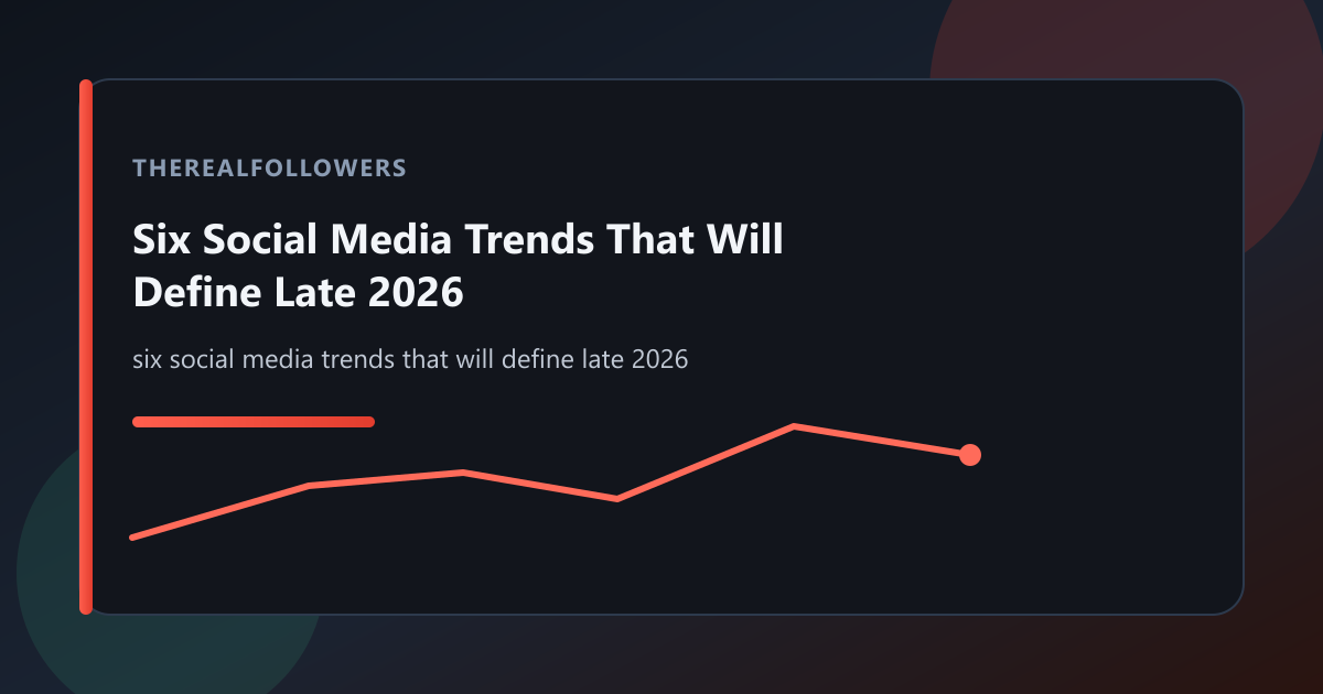 Six Social Media Trends That Will Define Late 2026 cover